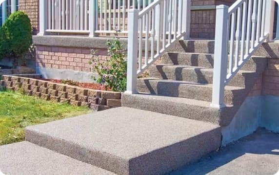 Softroc rubber surfacing on a patio