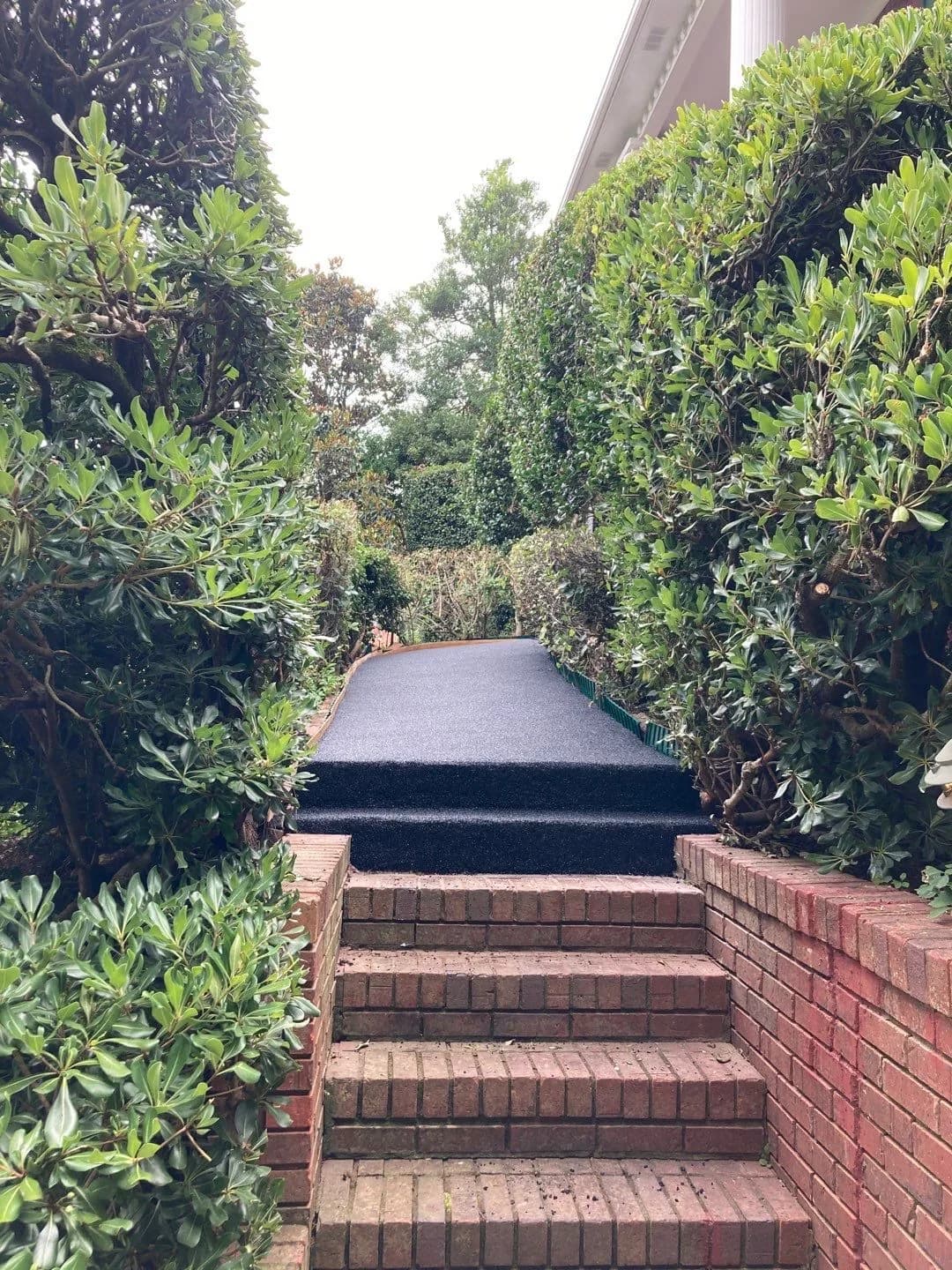 Softroc commercial walking trail rubber surface